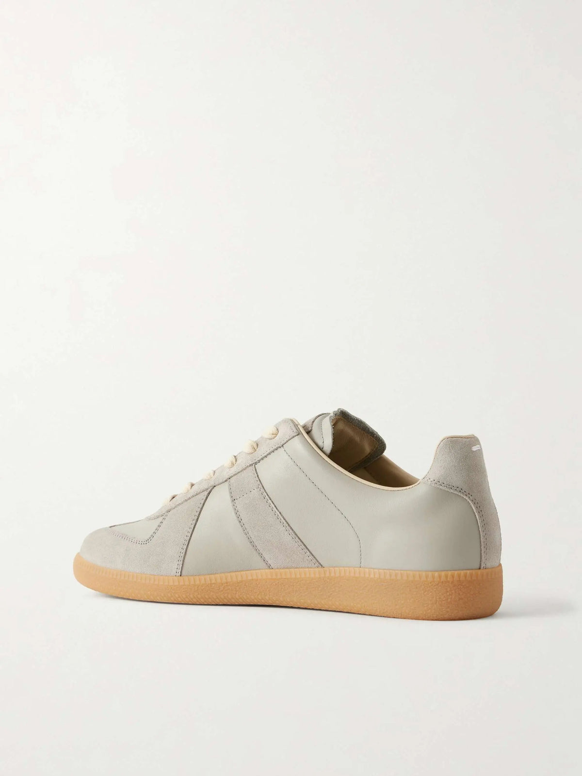 GATS | Blueish Grey Calf Suede & Leather Casual Sneakers With Gum Sole