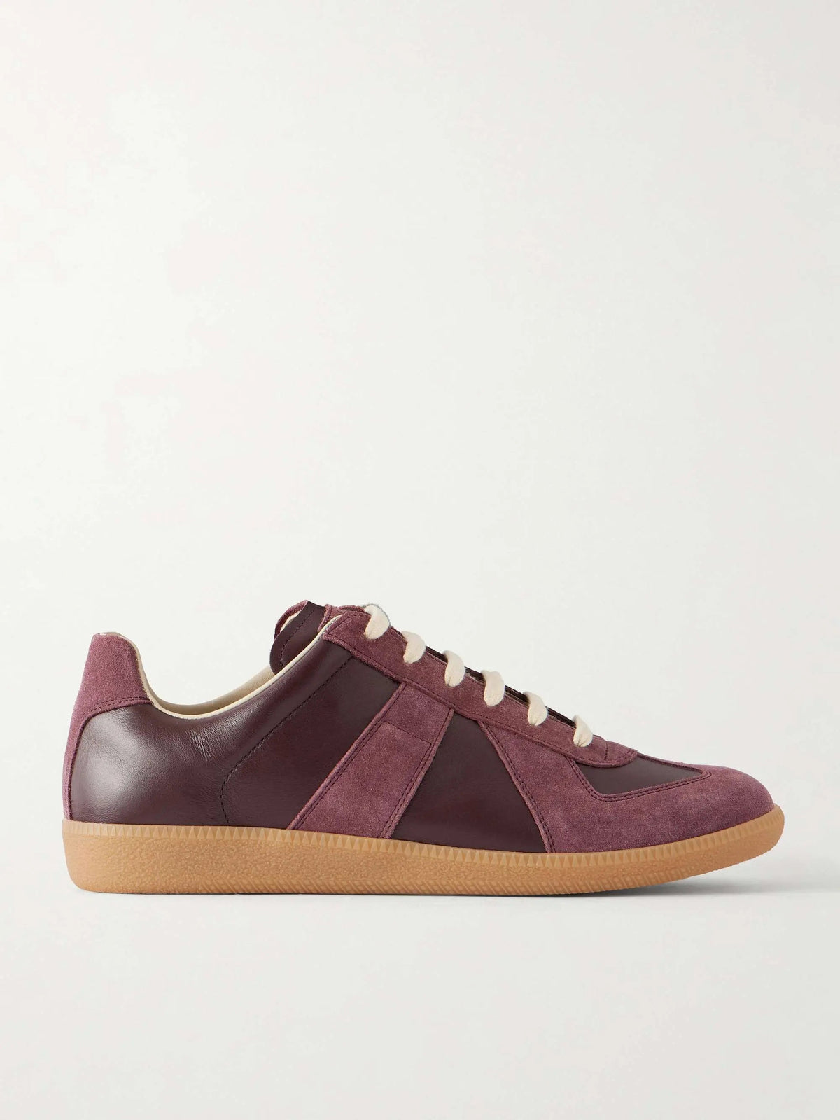 GATS | Leather & Suede Casual Sneakers With Gum Sole