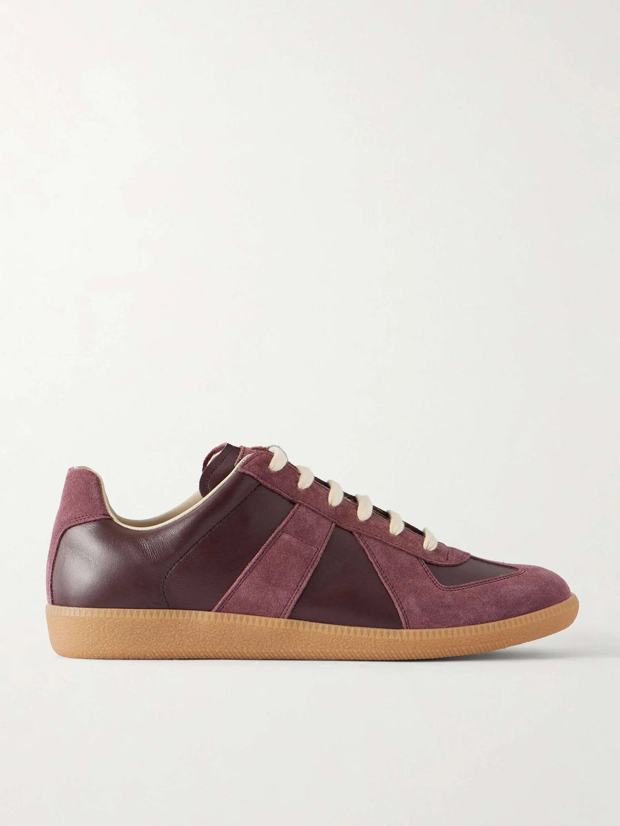GATS | Leather & Suede Casual Sneakers With Gum Sole